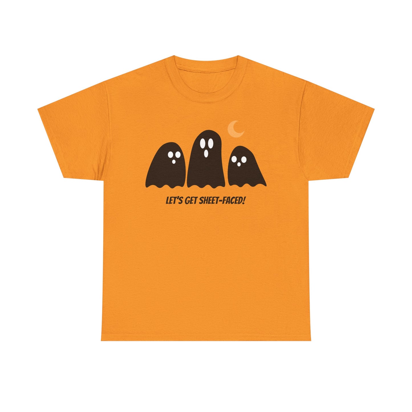 Let's Get Sheet-Faced Unisex Heavy Cotton Tee