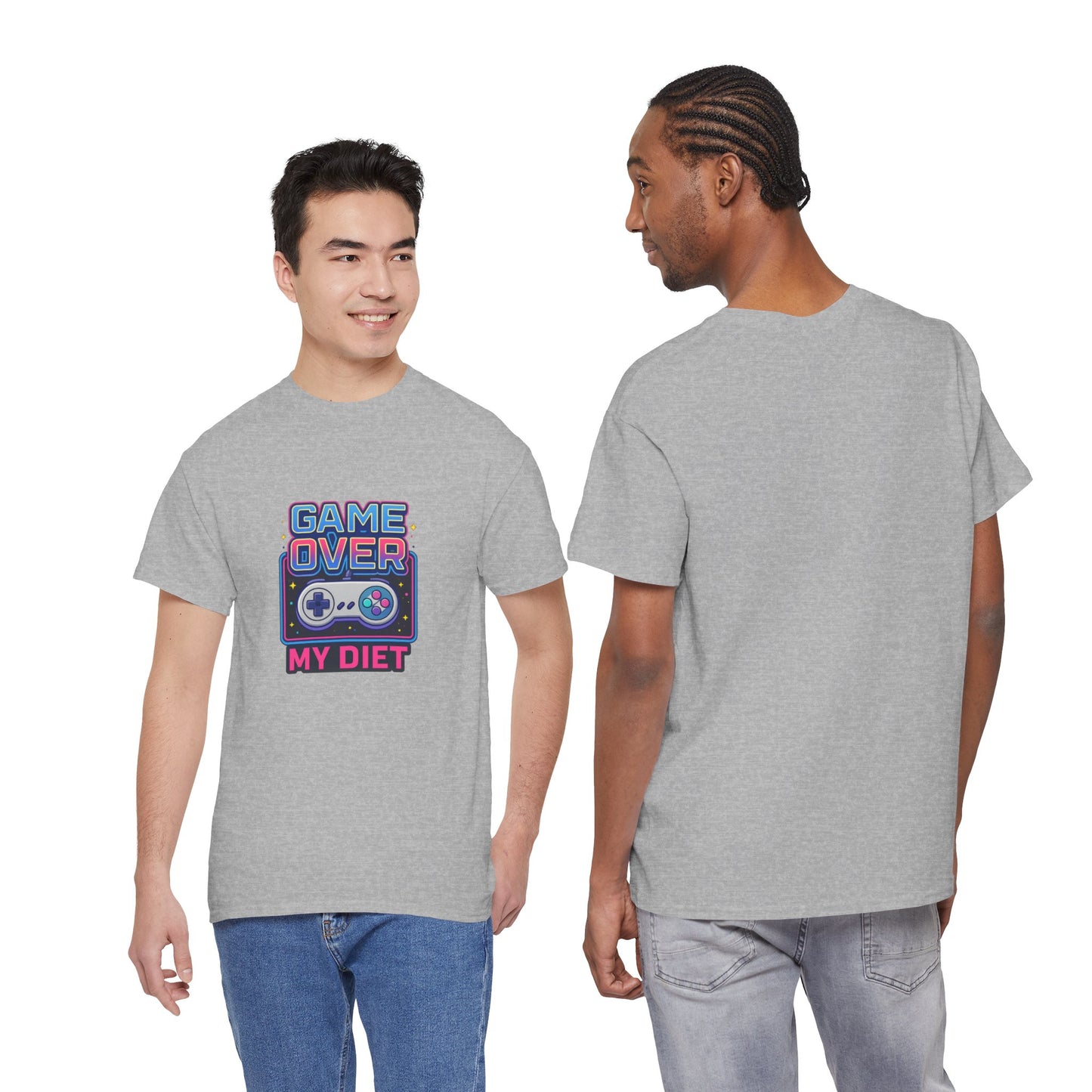 Game Over My Diet Shirt – Funny Gamer Food Graphic Tee