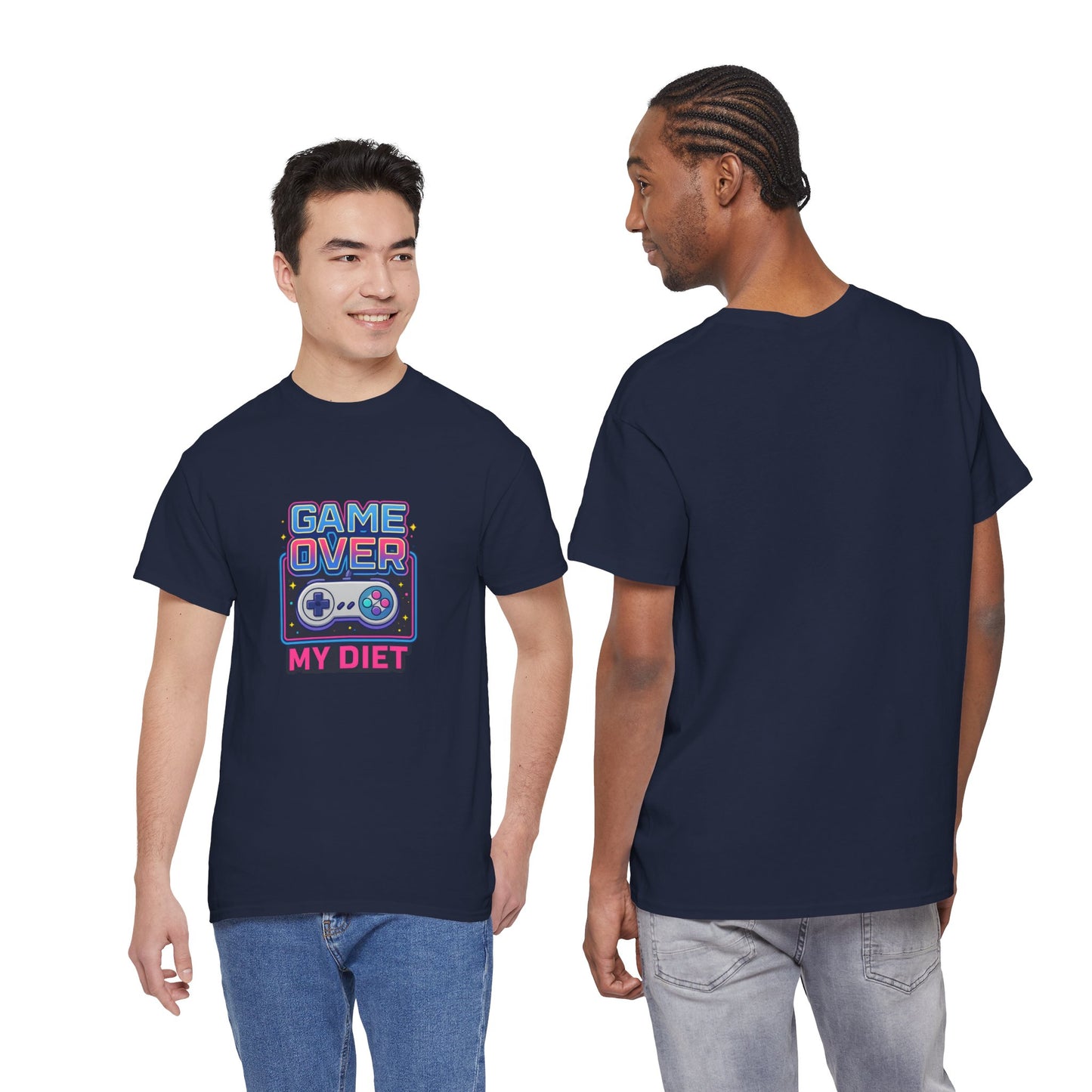 Game Over My Diet Shirt – Funny Gamer Food Graphic Tee