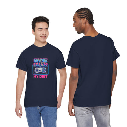 Game Over My Diet Shirt – Funny Gamer Food Graphic Tee