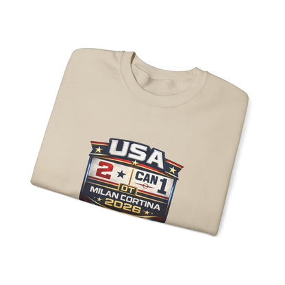 USA Hockey 2026 Gold Championship Sweatshirt – 2-1 OT Classic