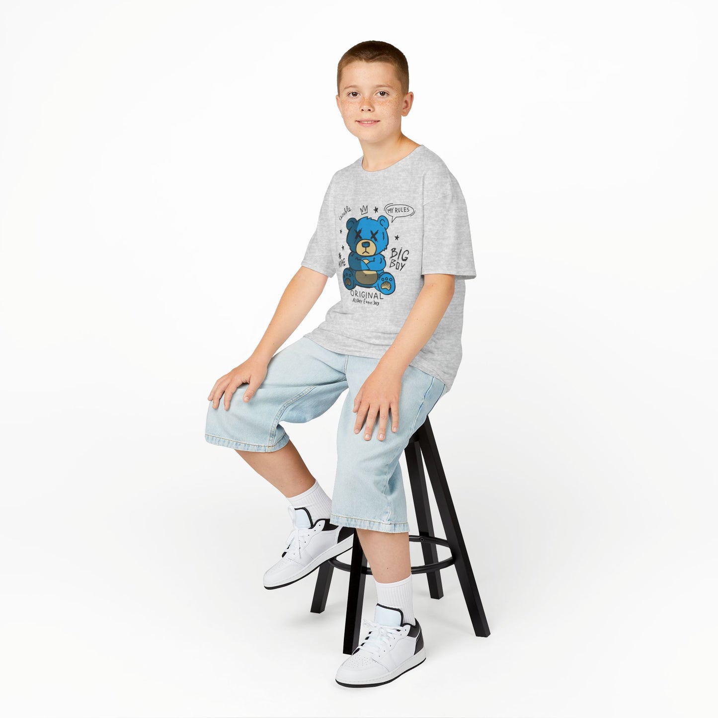 Big Boy Original Teddy Bear Kids Shirt | Bold Streetwear Graphic Tee