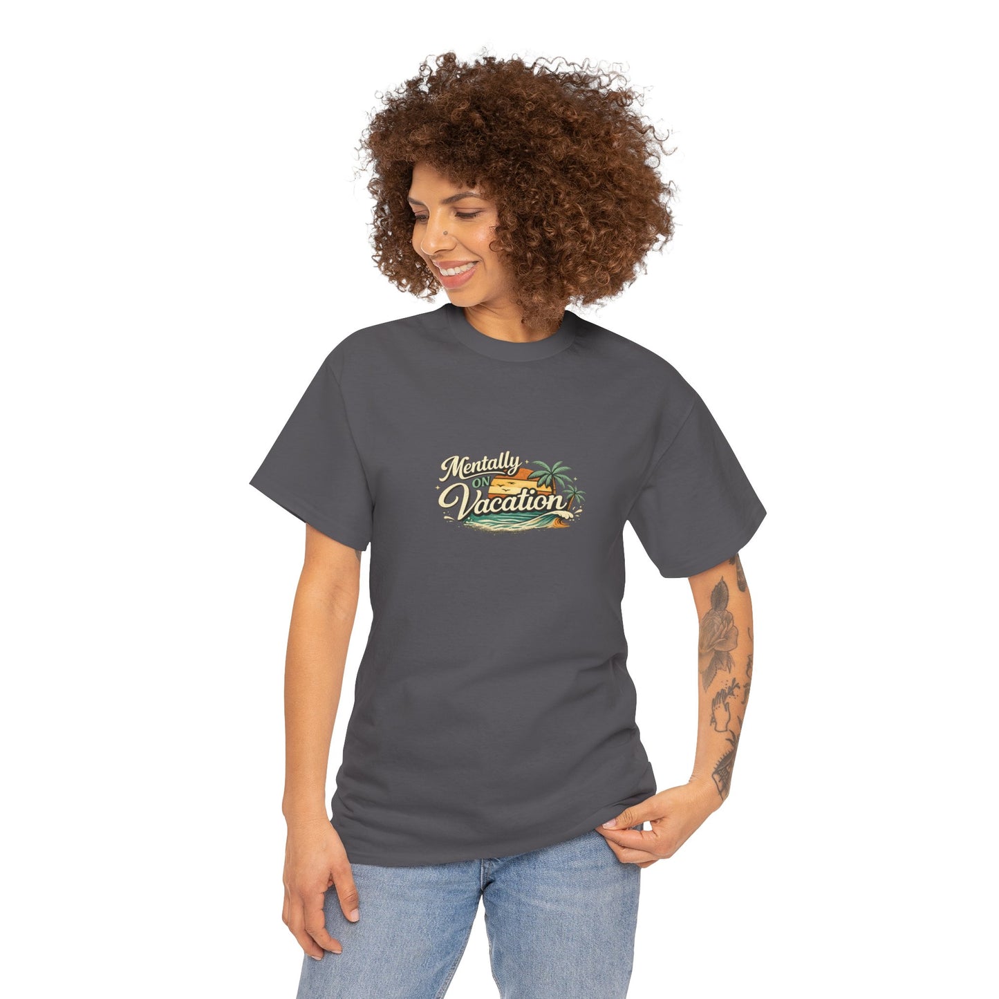Mentally On Vacation Funny Shirt