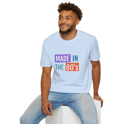 Made in the 80s Birthday Shirt – Retro 1980s Graphic Tee