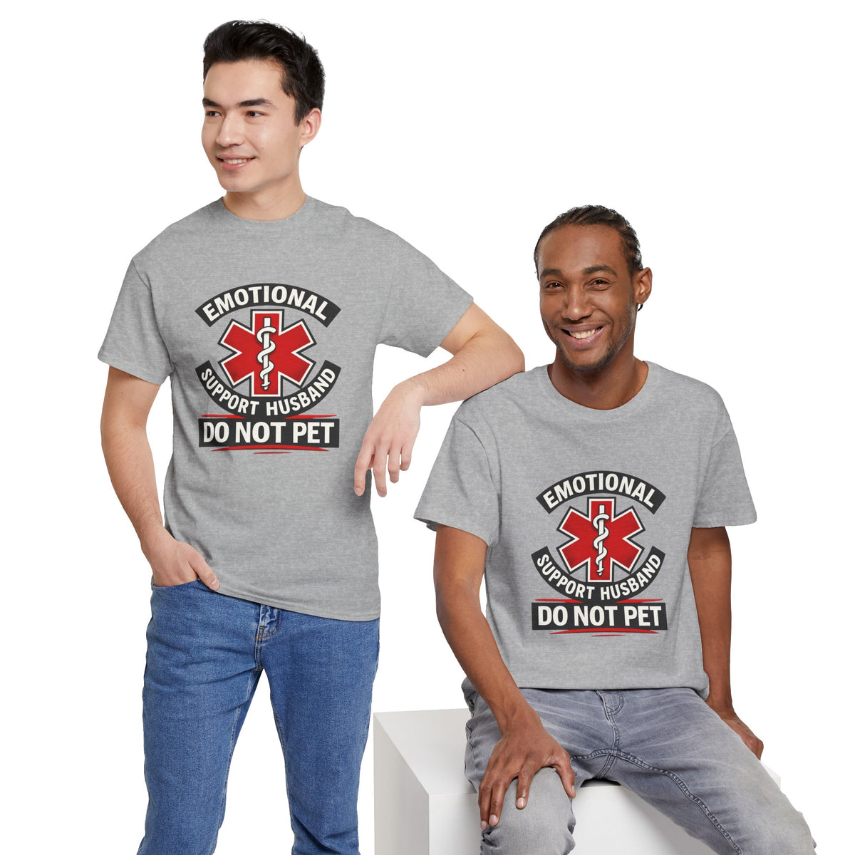 Emotional Support Husband “Do Not Pet” Shirt – Funny Husband Tee