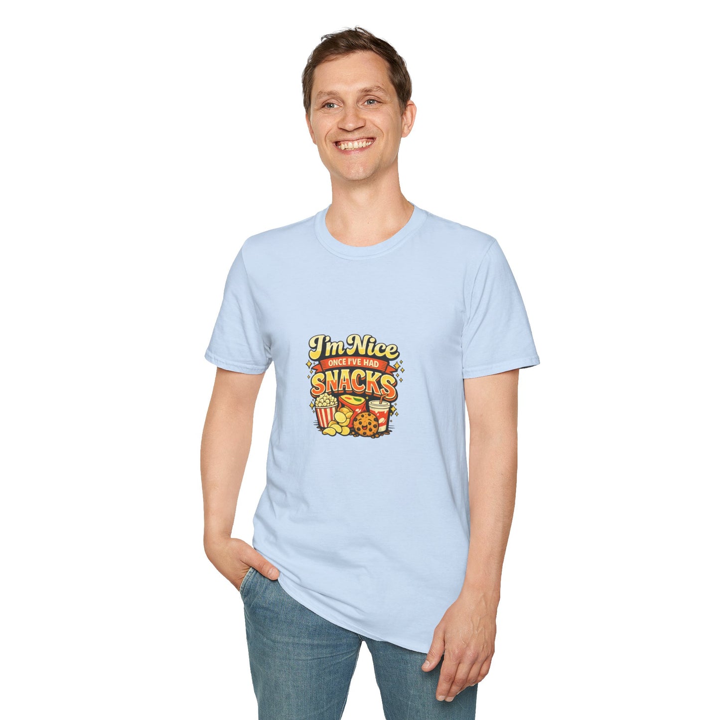 I’m Nice Once I’ve Had Snacks Retro Graphic Tee