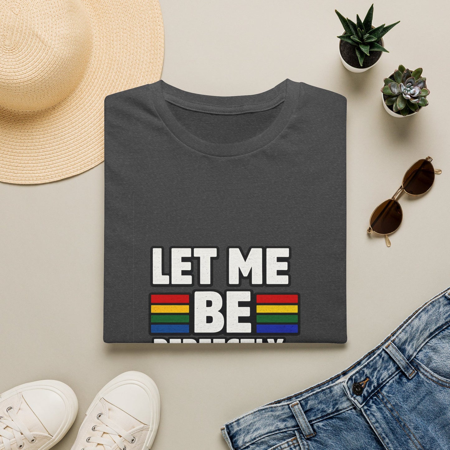 Let Me Be Perfectly Queer Shirt – LGBTQ Pride Rainbow Graphic Tee