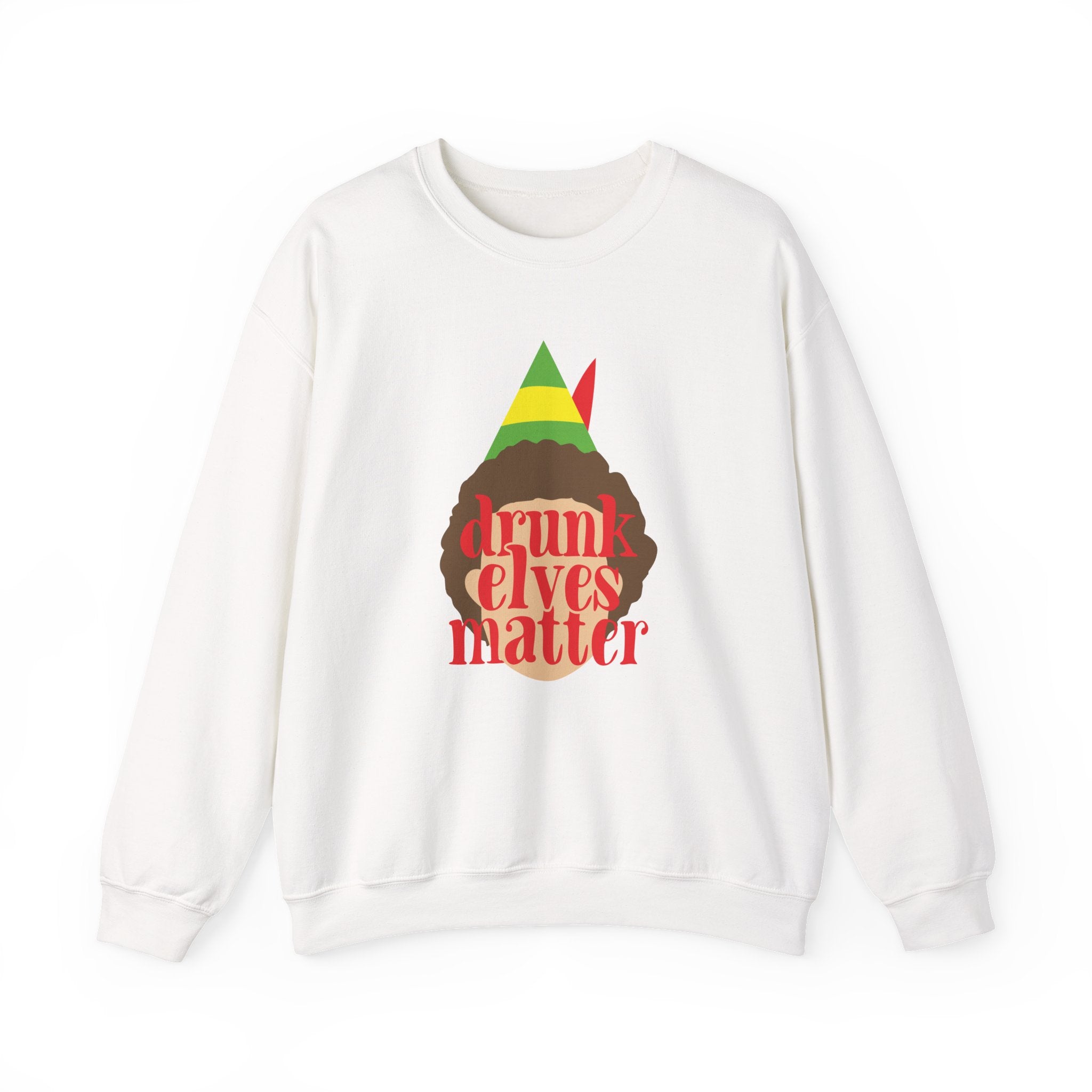 Festive Fun: Drunk Elves Matter Holiday Sweatshirt
