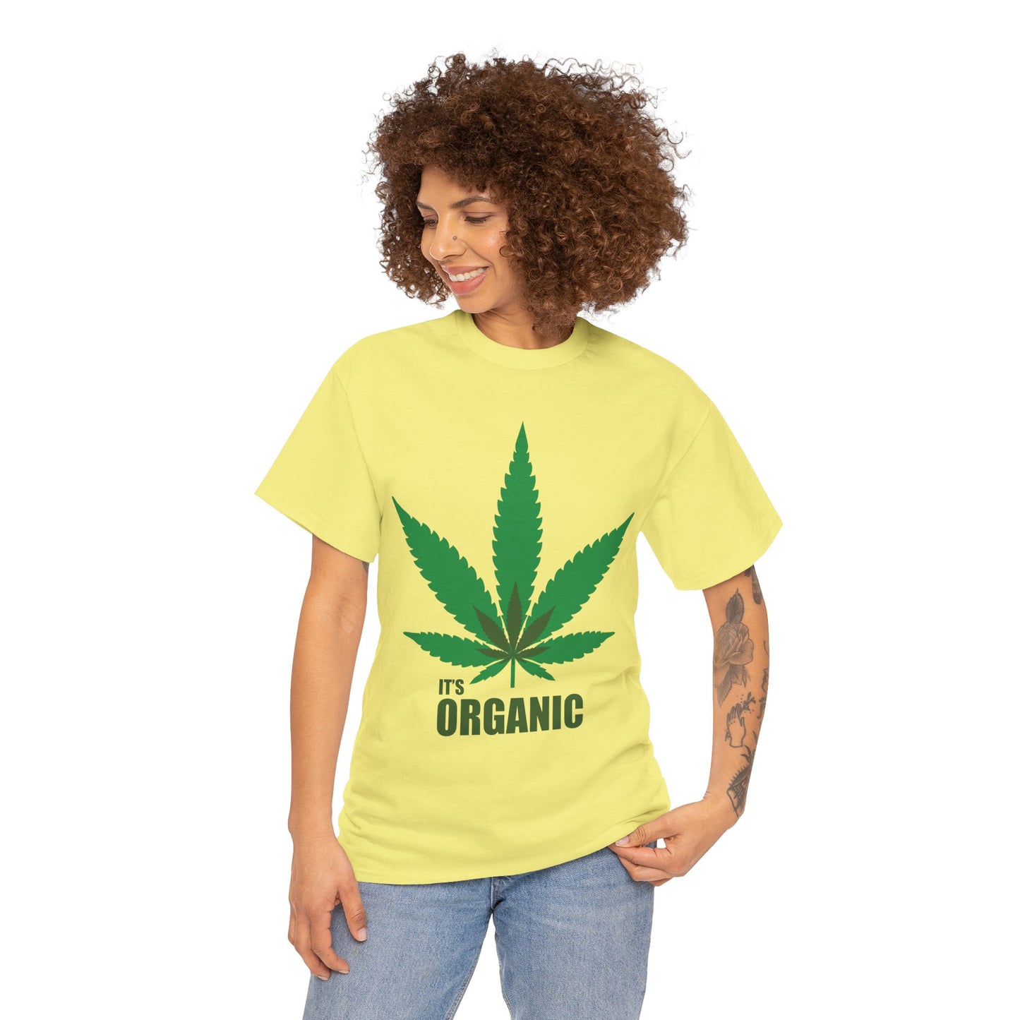 It's Organic Pot Leaf Graphic T-Shirt