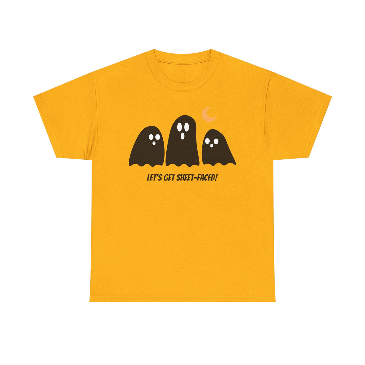 Let's Get Sheet-Faced Unisex Heavy Cotton Tee