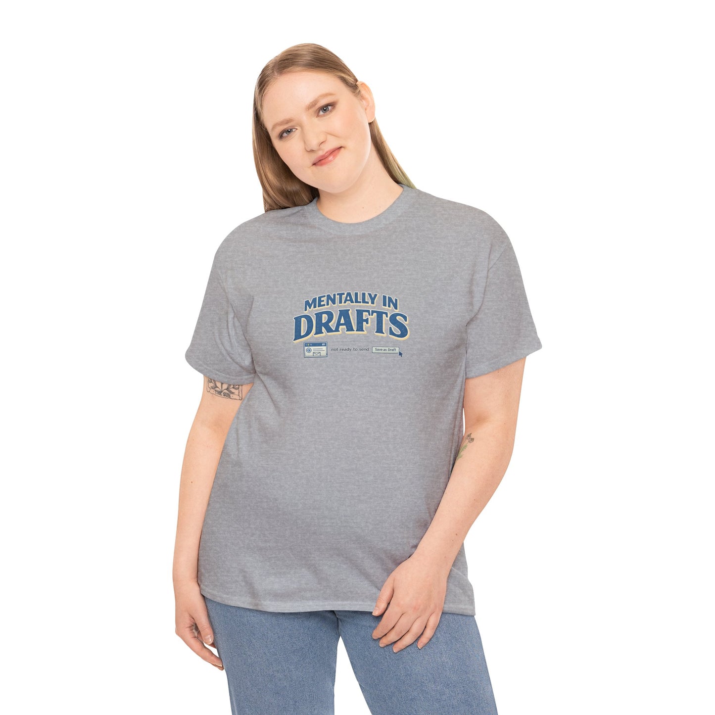 Mentally in Drafts Shirt – Funny Overthinking Introvert Tee