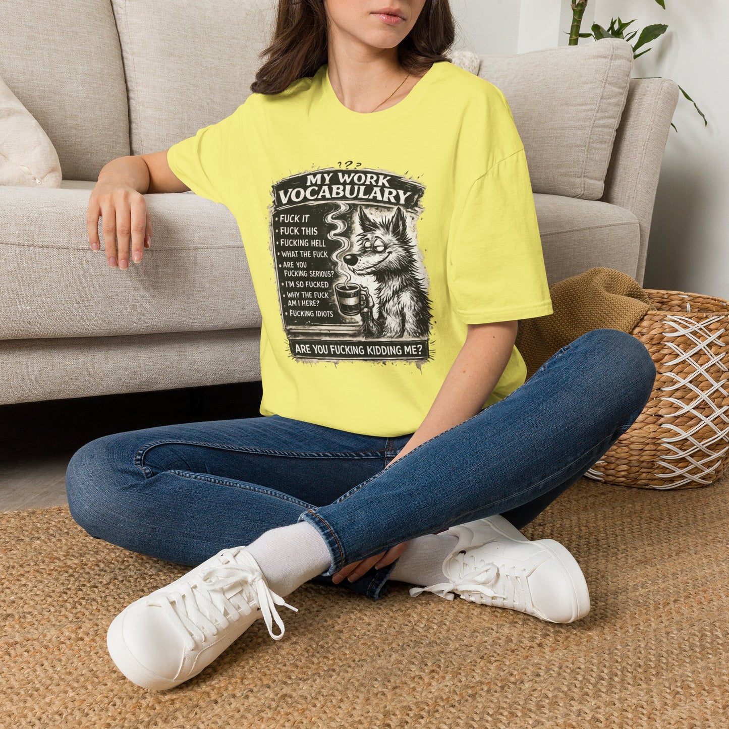 My Work Vocabulary Shirt | Funny Office Humor Graphic Tee