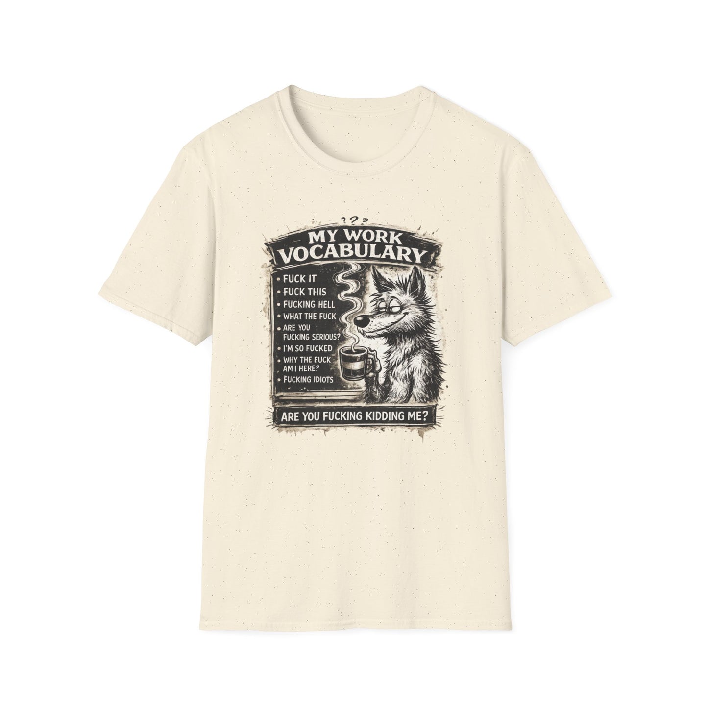 My Work Vocabulary Shirt | Funny Office Humor Graphic Tee