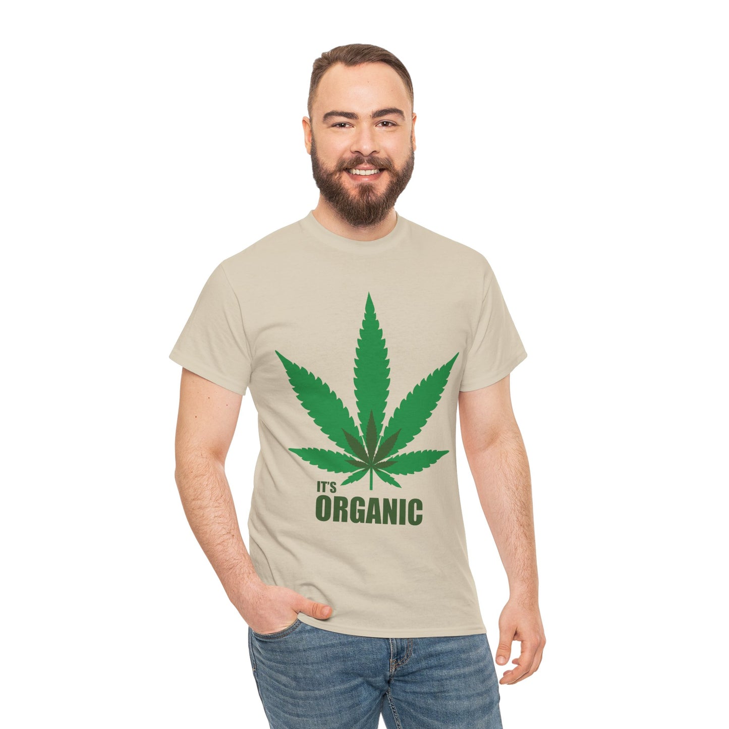 It's Organic Pot Leaf Graphic T-Shirt