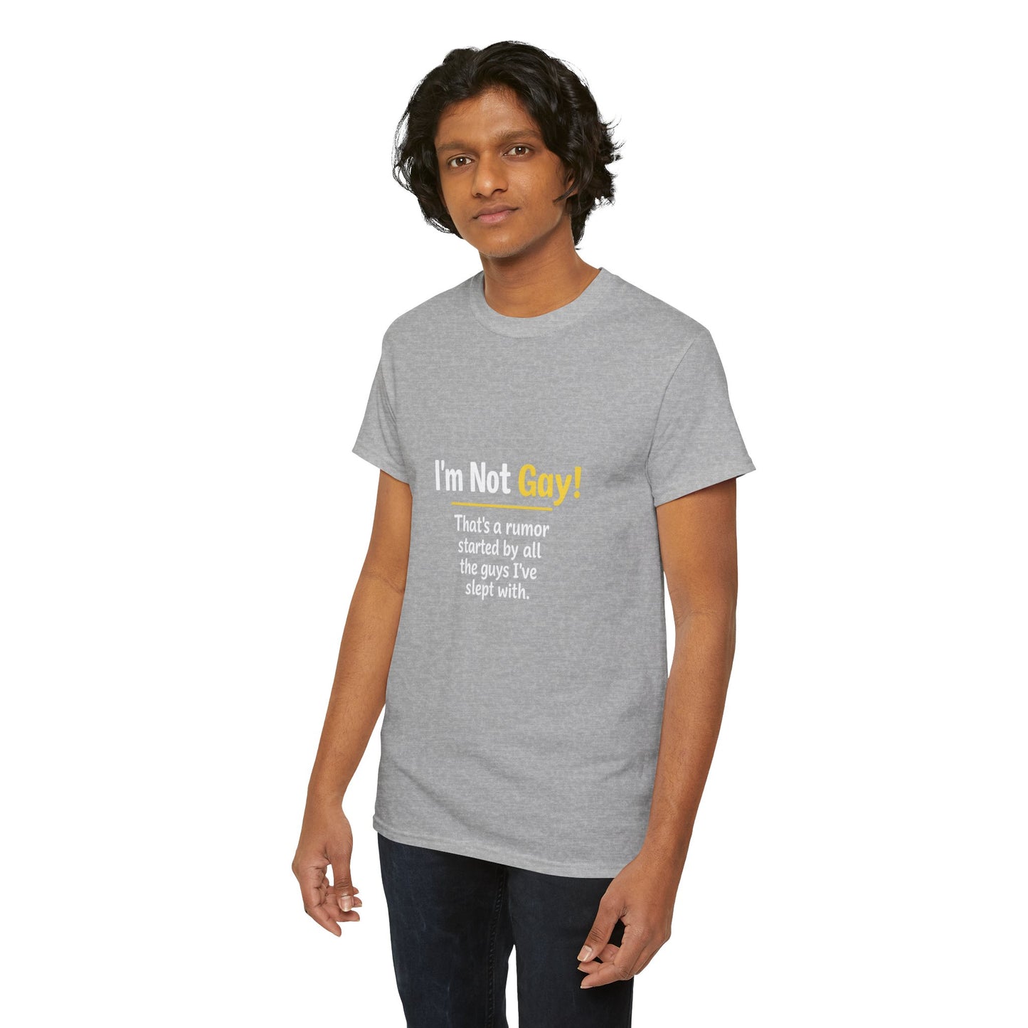 I’m Not Gay, That’s a Rumor Shirt – Funny Gay Graphic Tee