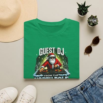 Guest DJ From the North Pole Christmas Shirt | Funny DJ Holiday Tee