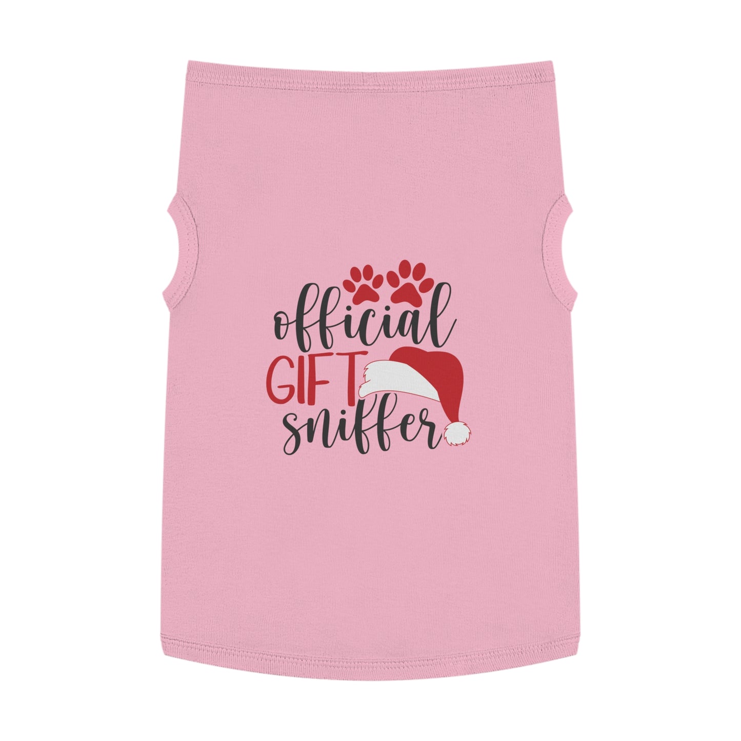 Funny Christmas Dog Shirt Gift – “Official Gift Sniffer” Tank Top