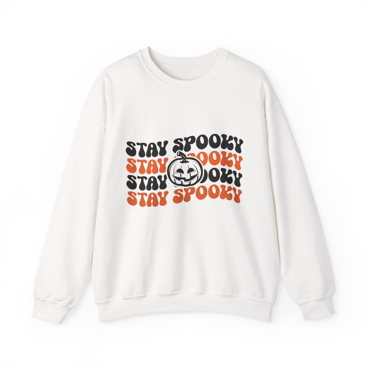 Stay Spooky Retro Halloween Sweatshirt | Vintage 70s Crewneck
