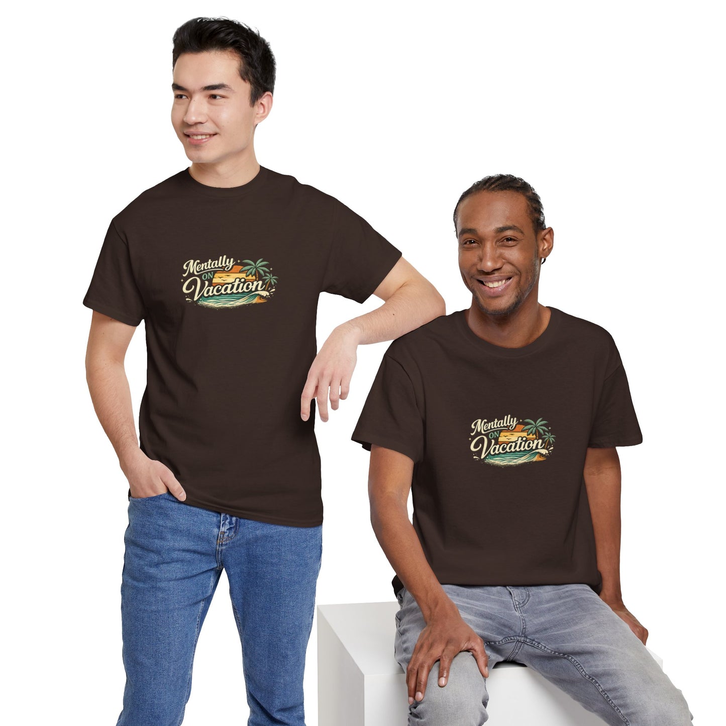 Mentally On Vacation Funny Shirt