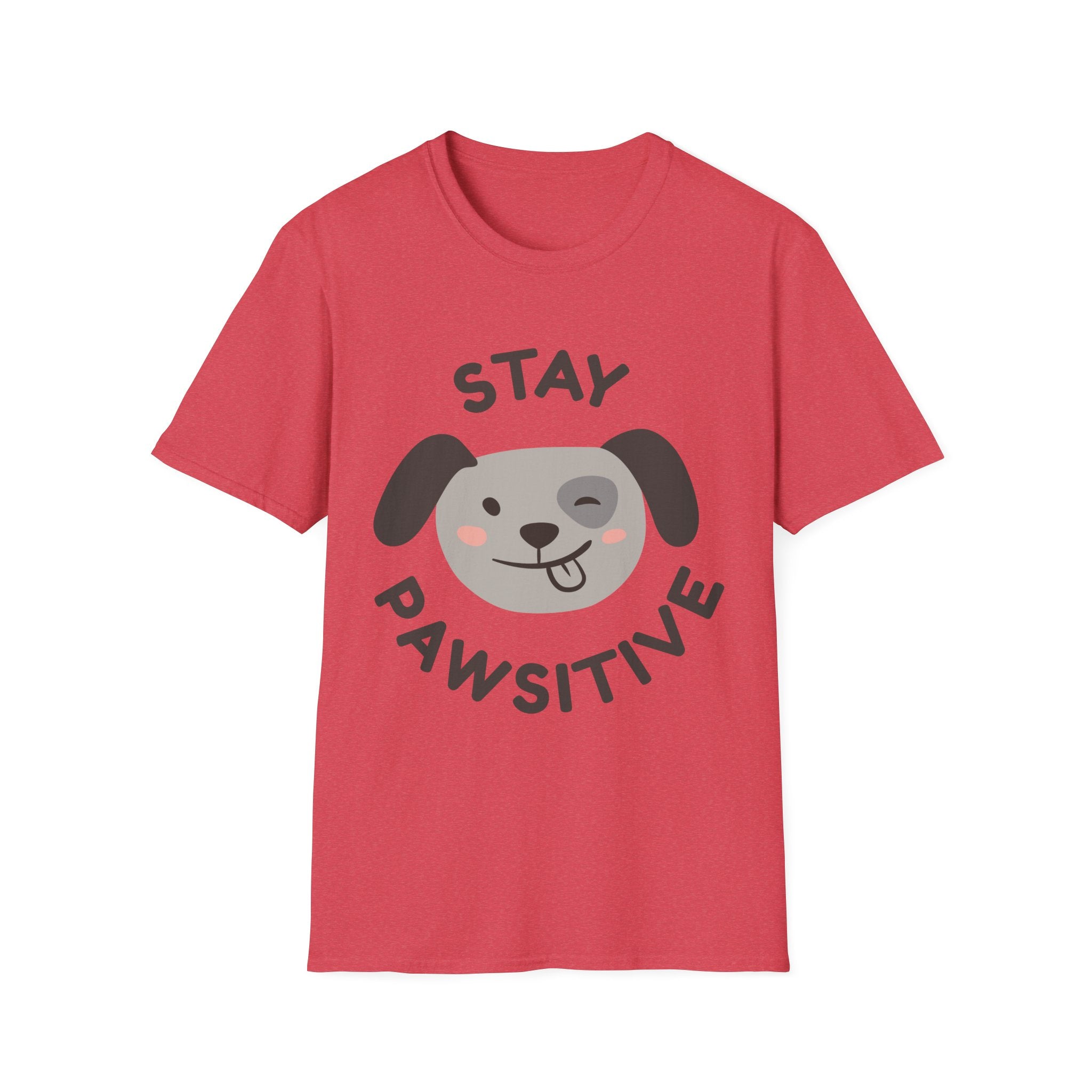 Stay Pawsitive T-Shirt – Cute Dog Lover Graphic Tee for Pet Enthusiasts
