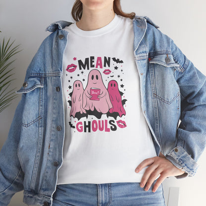 Mean Ghouls Cute Halloween T-Shirt | Funny Ghost Friends Tee
