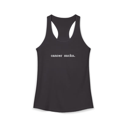 Cancer Sucks - Women's Ideal Racerback Tank