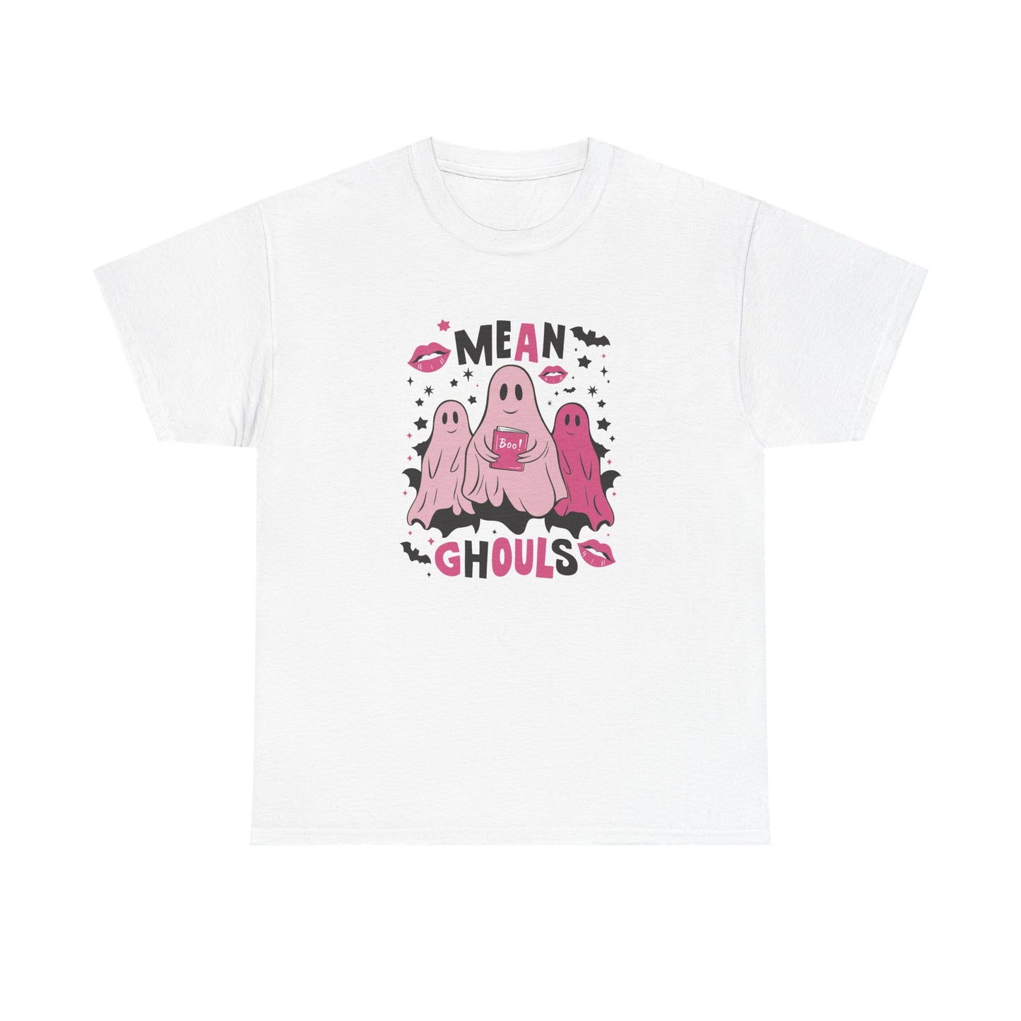 Mean Ghouls Cute Halloween T-Shirt | Funny Ghost Friends Tee