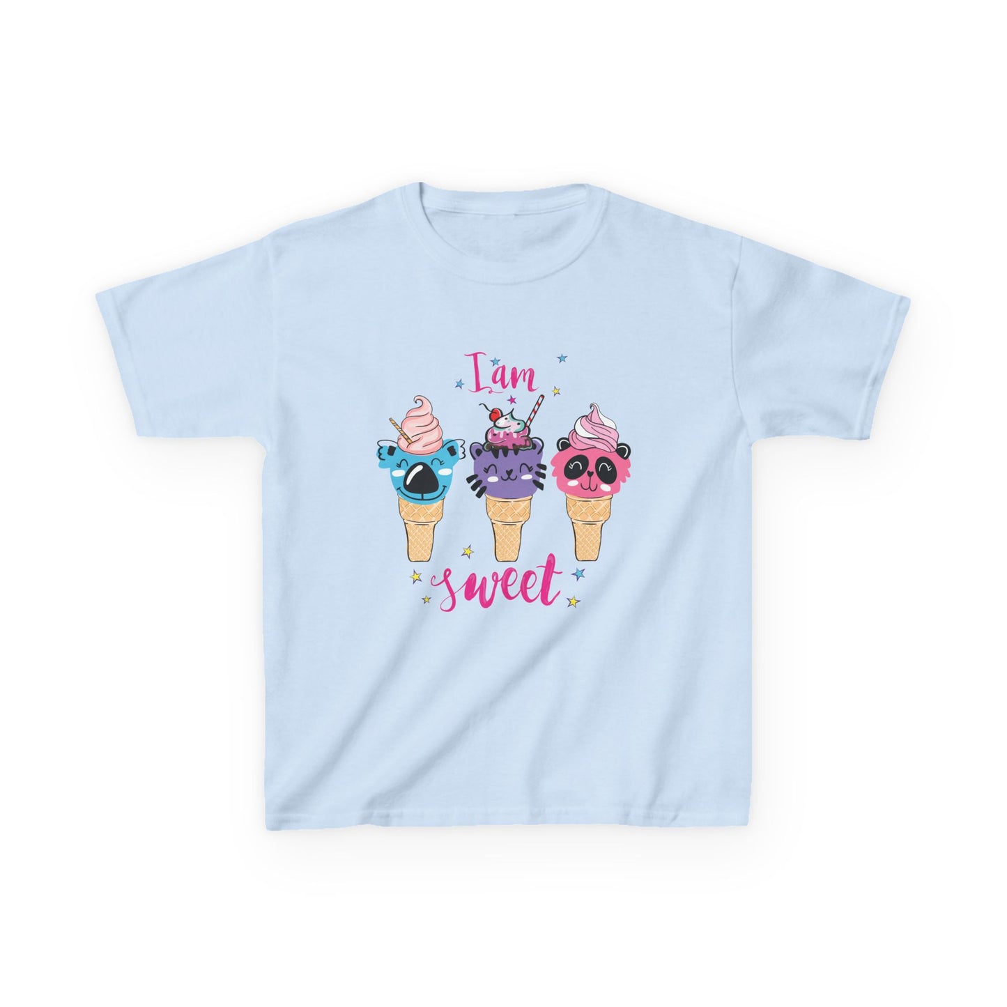 I Am Sweet: Adorable Ice Cream Cone Graphic Kids' T-Shirt