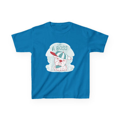 Like a Boss: Cool Cartoon Bulldog Graphic Kids' T-Shirt