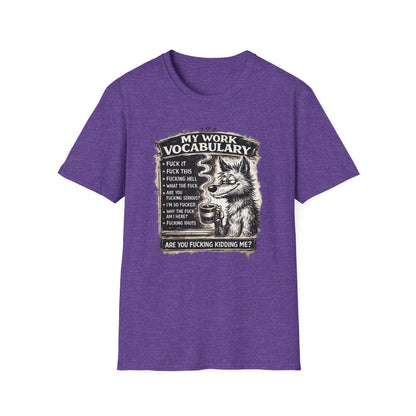 My Work Vocabulary Shirt | Funny Office Humor Graphic Tee