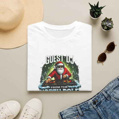 Guest DJ From the North Pole Christmas Shirt | Funny DJ Holiday Tee