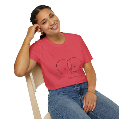 You + Me = Kapowww! T-Shirt – Funny Geek Love Venn Diagram Tee