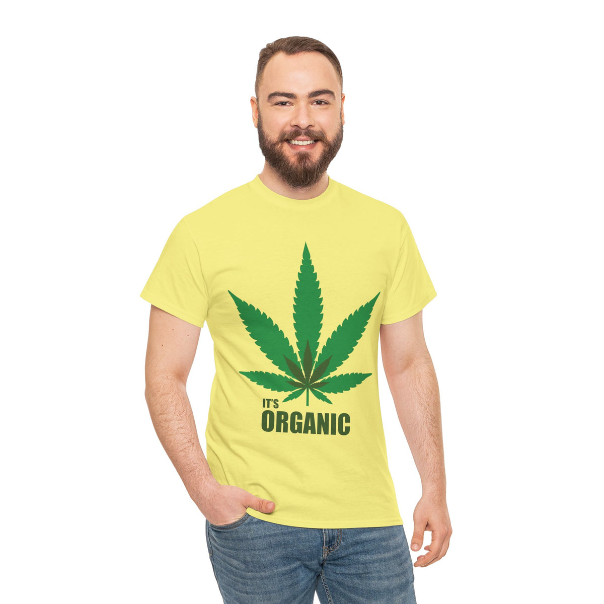 It's Organic Pot Leaf Graphic T-Shirt