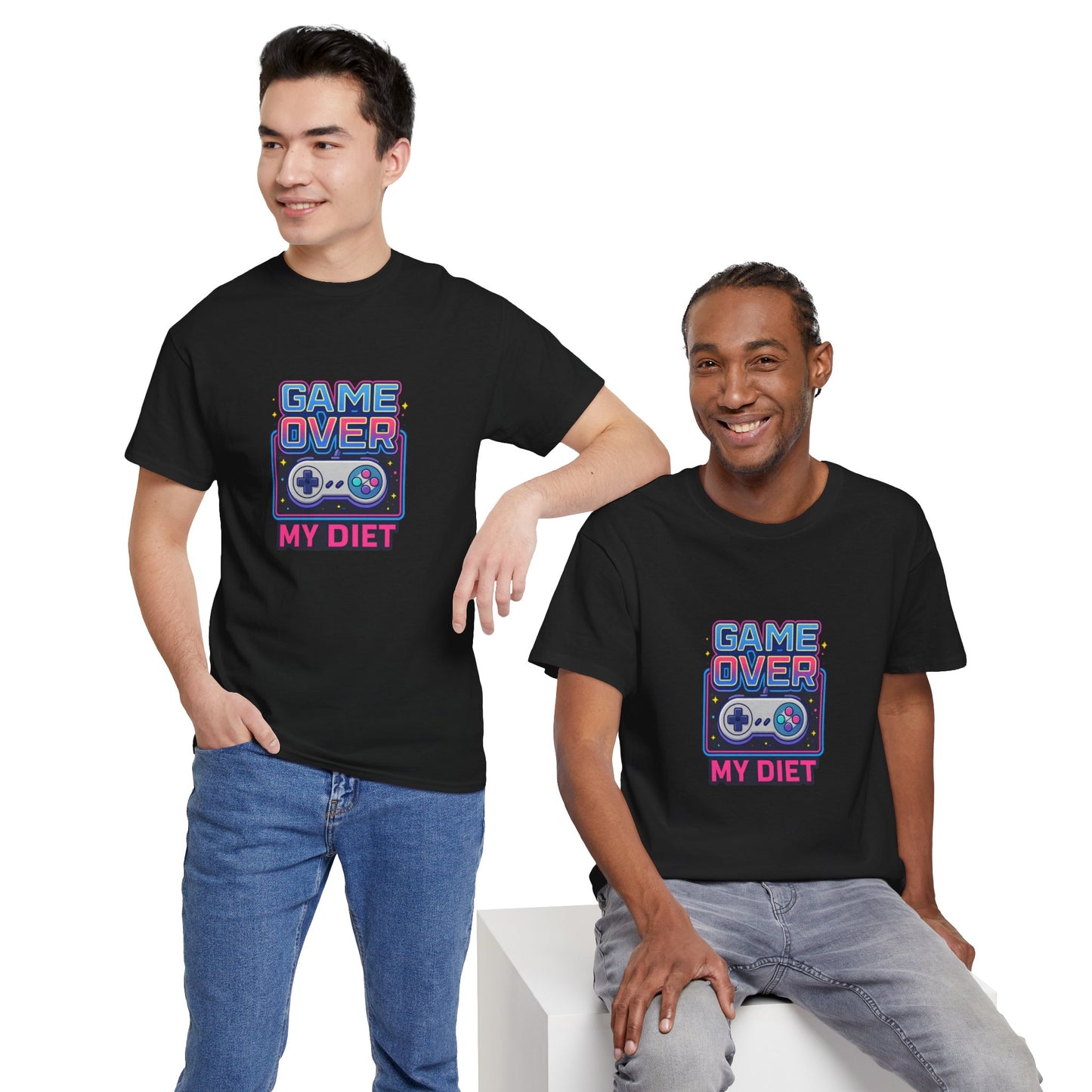 Game Over My Diet Shirt – Funny Gamer Food Graphic Tee