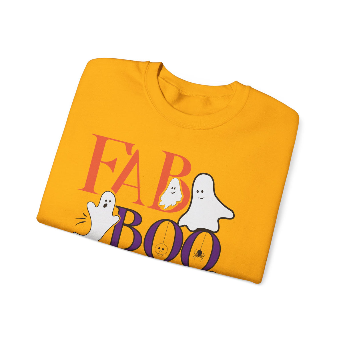 Fab-Boo-Lous Halloween Sweatshirt | Cute Ghost Spooky Season Crewneck