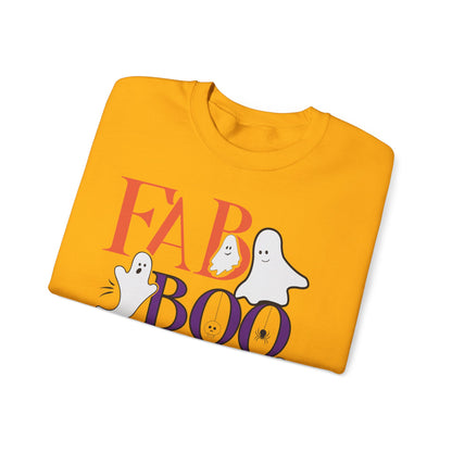 Fab-Boo-Lous Halloween Sweatshirt | Cute Ghost Spooky Season Crewneck