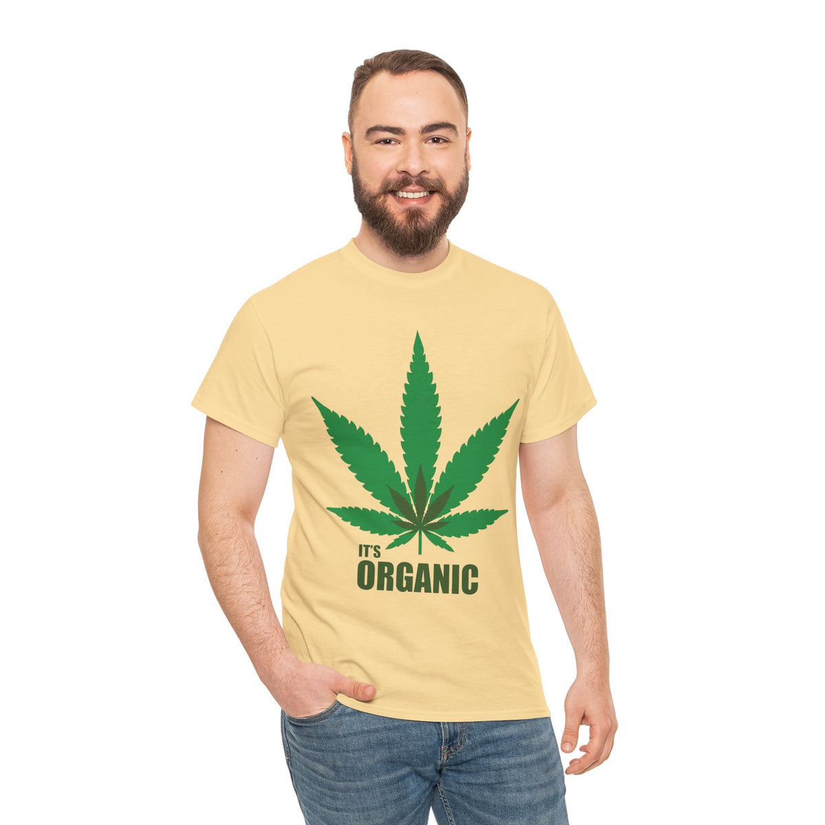 It's Organic Pot Leaf Graphic T-Shirt