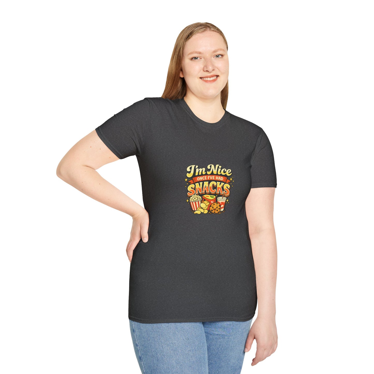 I’m Nice Once I’ve Had Snacks Retro Graphic Tee