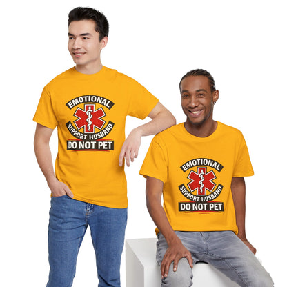Emotional Support Husband “Do Not Pet” Shirt – Funny Husband Tee