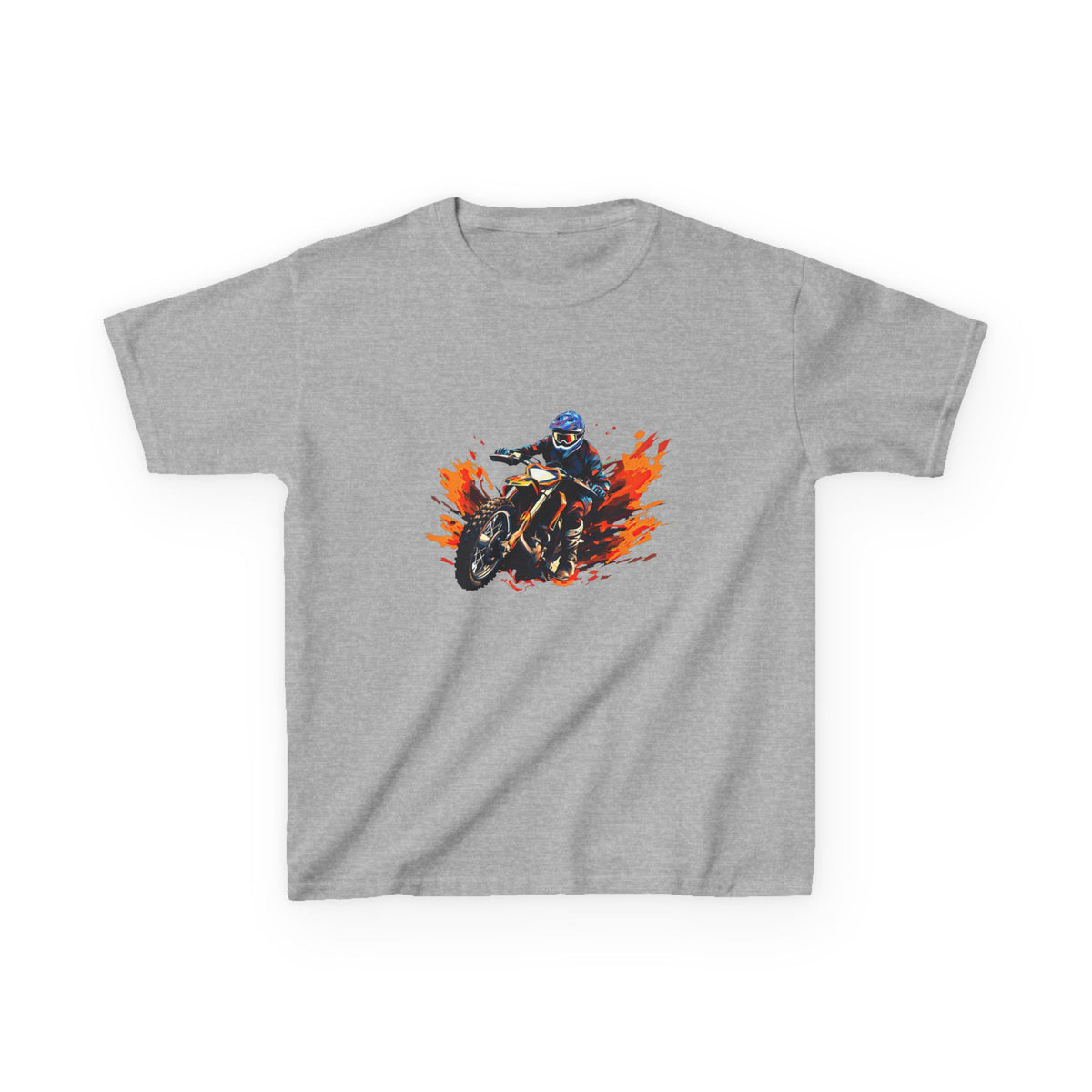 Ride in Style: Cool Motorcycle Racer Graphic Kids' T-Shirt