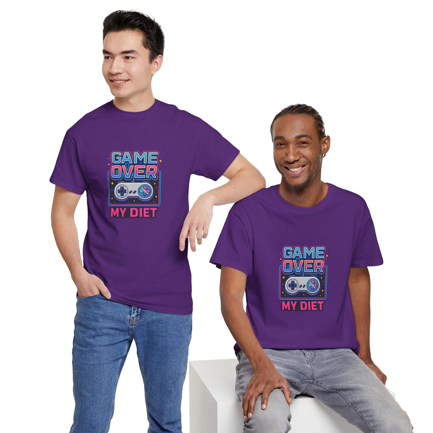Game Over My Diet Shirt – Funny Gamer Food Graphic Tee