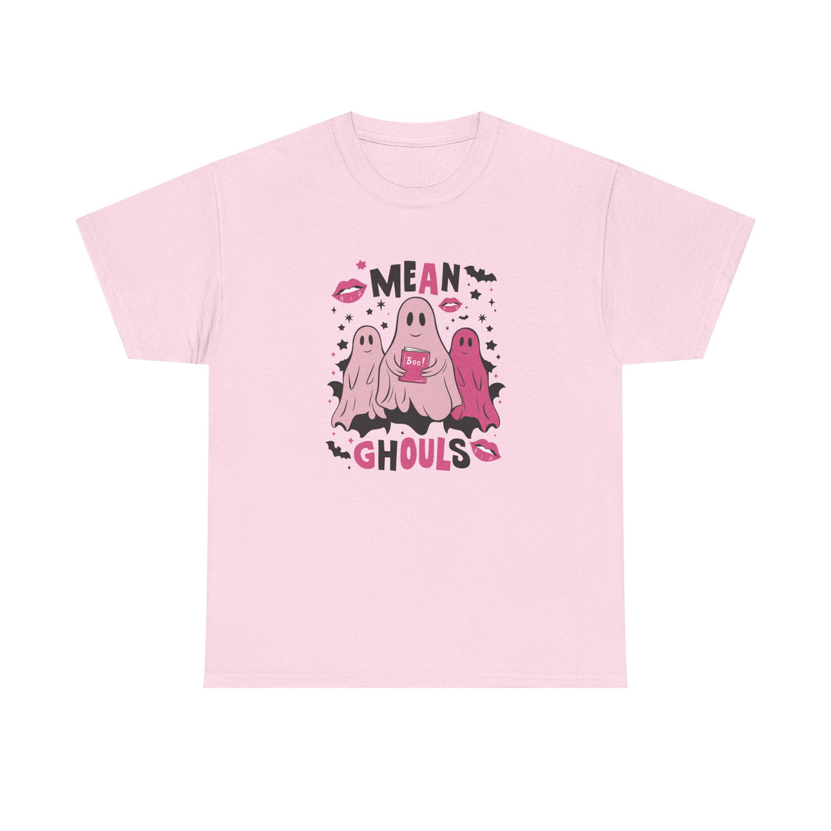 Mean Ghouls Cute Halloween T-Shirt | Funny Ghost Friends Tee
