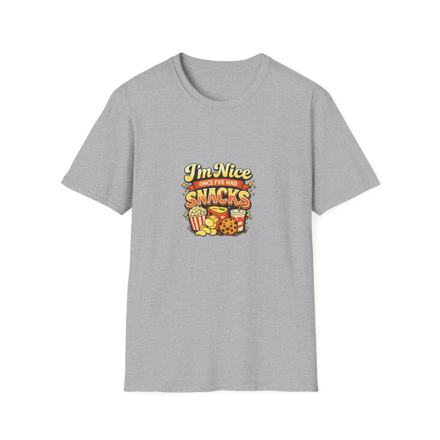 I’m Nice Once I’ve Had Snacks Retro Graphic Tee