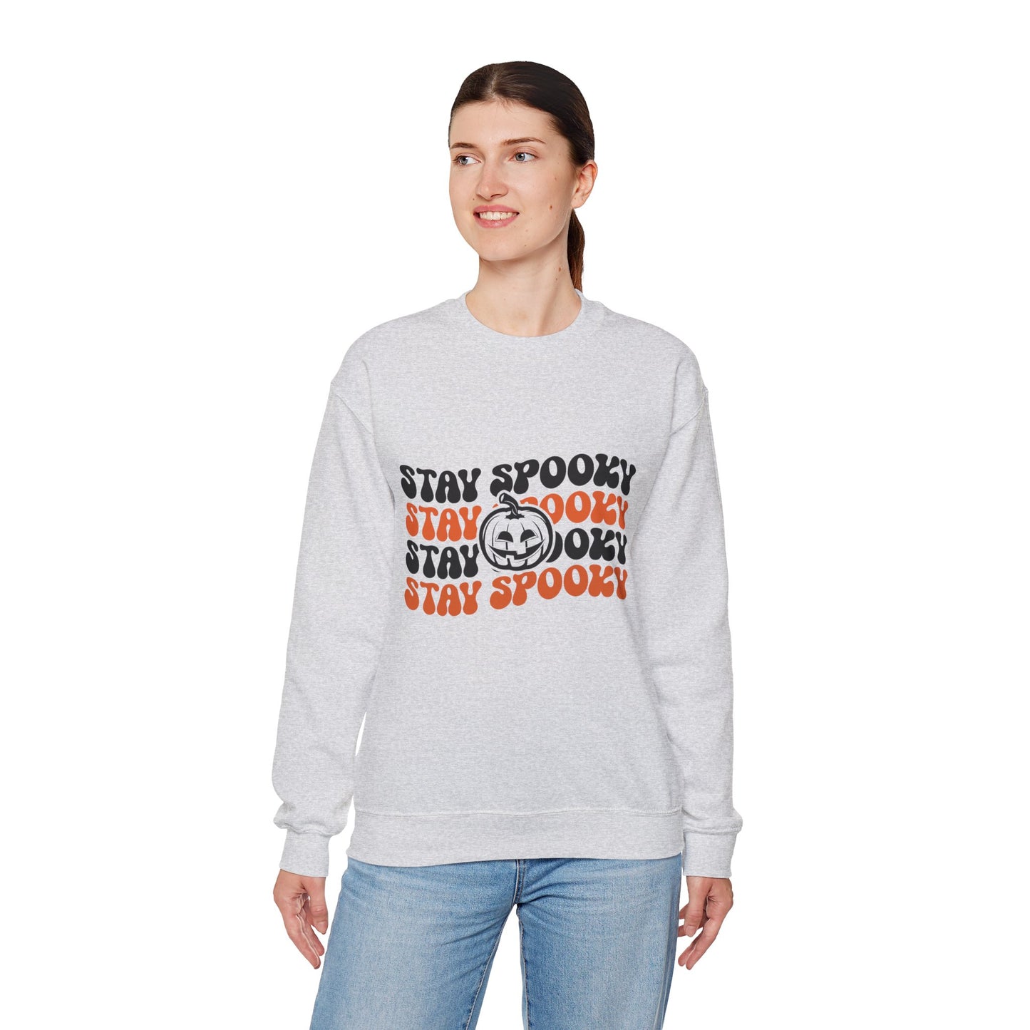 Stay Spooky Retro Halloween Sweatshirt | Vintage 70s Crewneck