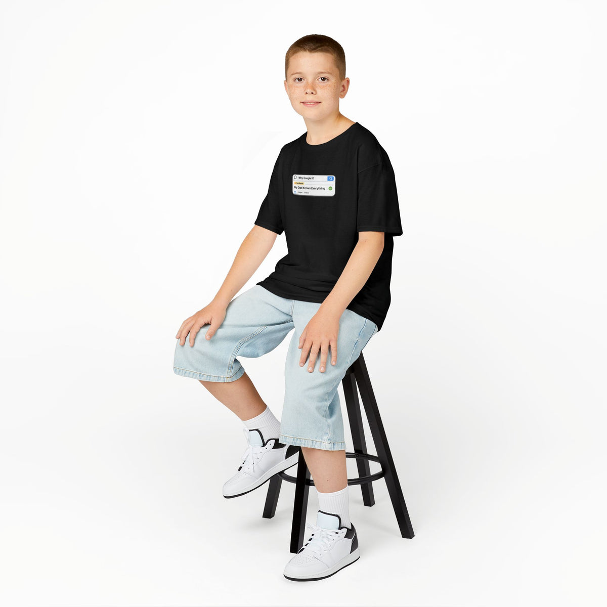 Why Google It? My Dad Knows Everything Kids Shirt