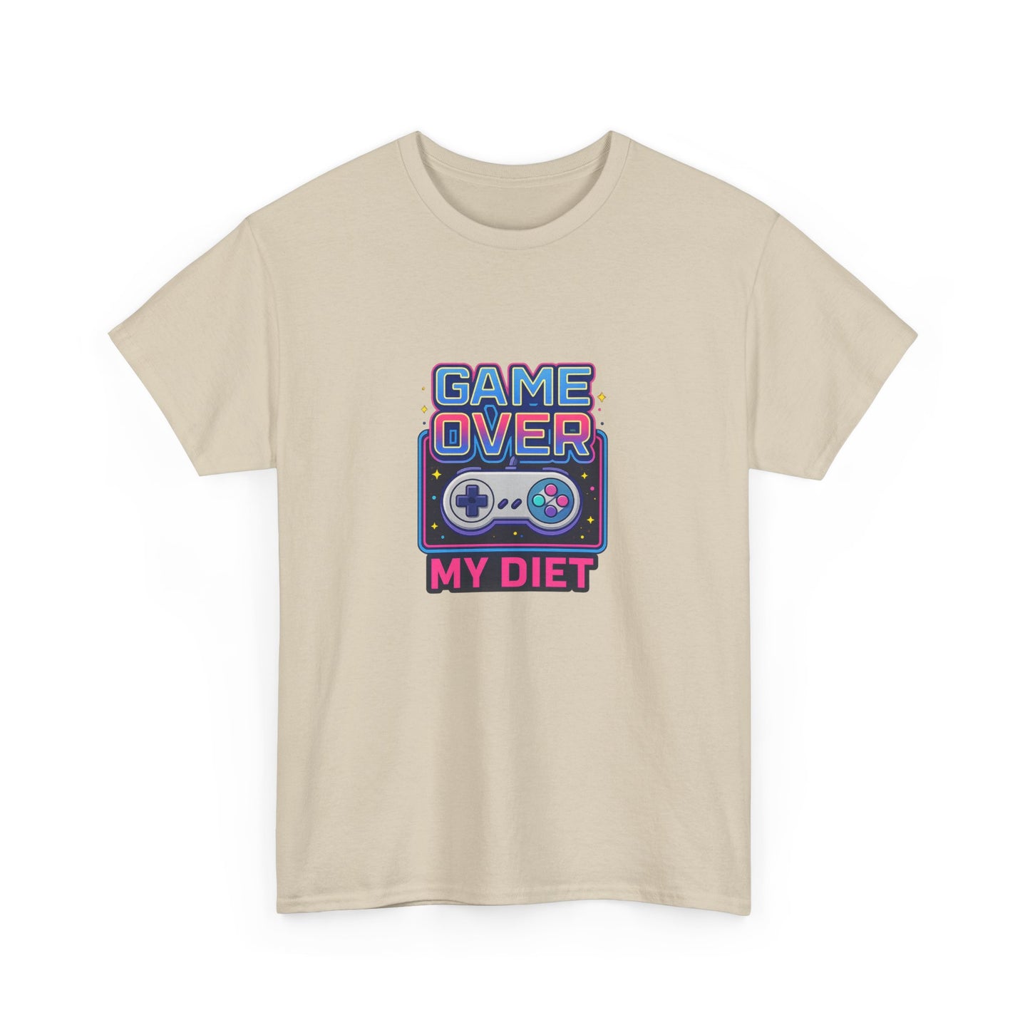 Game Over My Diet Shirt – Funny Gamer Food Graphic Tee