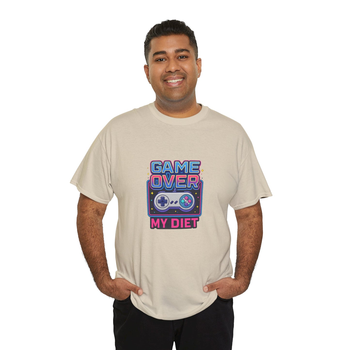 Game Over My Diet Shirt – Funny Gamer Food Graphic Tee