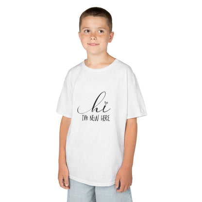 Hi I'm New Here: Fun and Friendly Kids' T-Shirt –  for Little Adventurers!