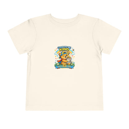 Kind Bear Kids Shirt – Tiny Trouble Club Positive Message Toddler Graphic Tee