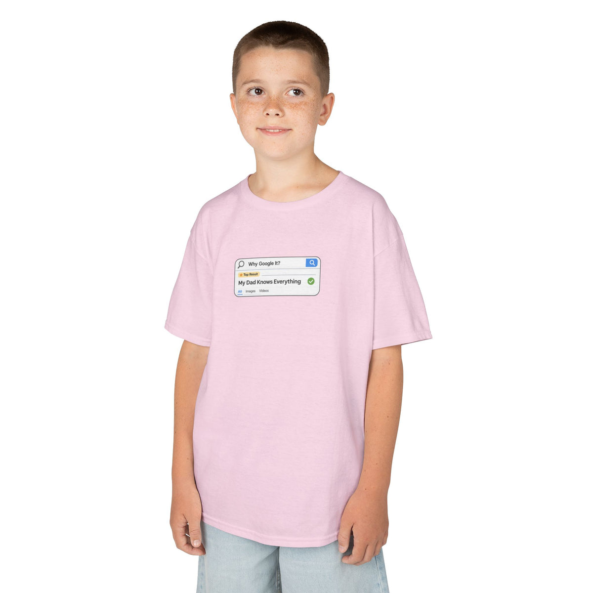 Why Google It? My Dad Knows Everything Kids Shirt